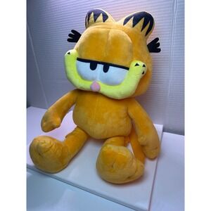 Garfield Plush Backpack Orange Stuffed Animal Travel Bag Adjustable Straps